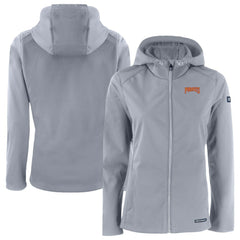 Pittsburgh Pirates Cutter & Buck Women's Evoke Eco Softshell Recycled Full-Zip Jacket - Gray Jackets