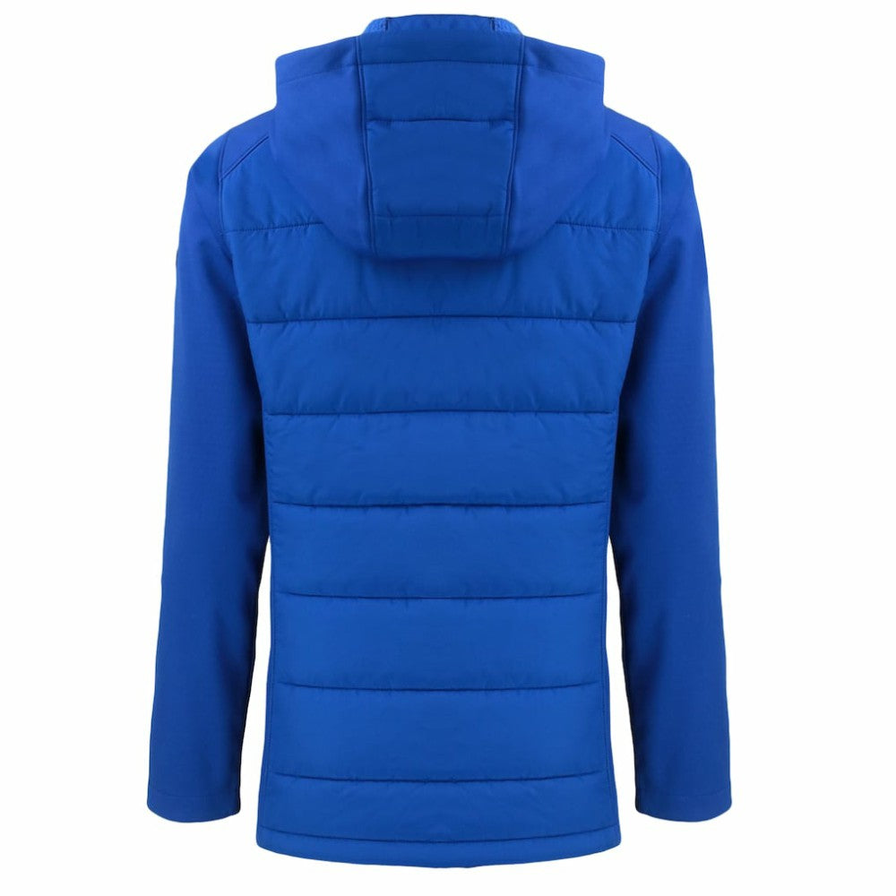 Los Angeles Dodgers Cutter & Buck Women's  Evoke Hybrid Eco Softshell Recycled Full-Zip Hoodie Jacket - Royal Jackets