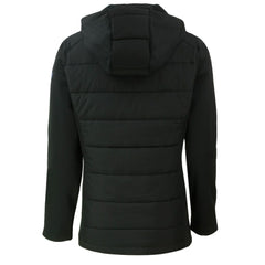 San Francisco Giants Cutter & Buck Women's  Evoke Hybrid Eco Softshell Recycled Full-Zip Hoodie Jacket - Black Jackets