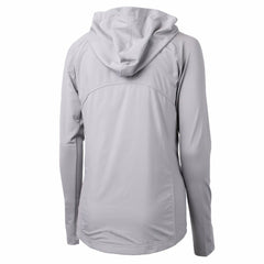 Detroit Tigers Cutter & Buck Women's  Adapt Eco Knit Hybrid Recycled Full-Zip Hoodie - Gray Hoodies