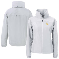 Seattle Mariners Cutter & Buck Women's  Charter Eco Recycled Full-Zip Jacket - Gray Jackets