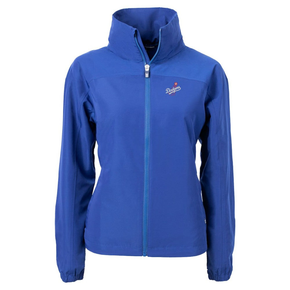 Los Angeles Dodgers Cutter & Buck Women's  Charter Eco Recycled Full-Zip Jacket - Royal Jackets