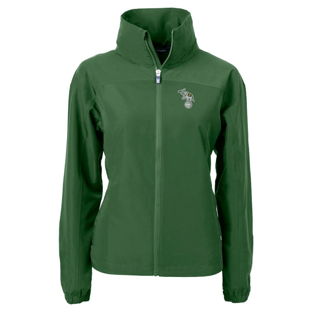Athletics Cutter & Buck Women's Charter Eco Recycled Full-Zip Jacket - Green Jackets