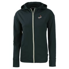 Los Angeles Dodgers Cutter & Buck Women's  Daybreak Eco Recycled Full-Zip Hoodie Jacket - Navy Jackets
