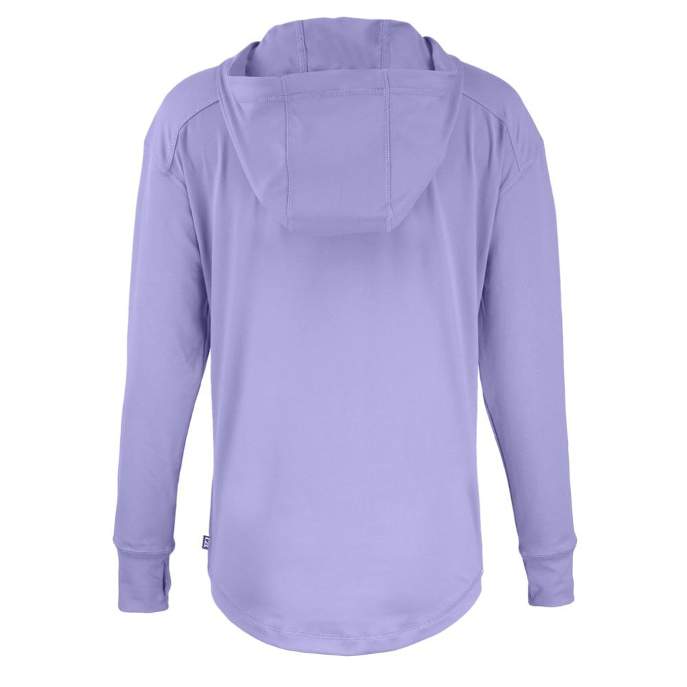 Arizona Diamondbacks Cutter & Buck Women's Daybreak Eco Recycled Half-Zip Hoodie - Purple Hoodies