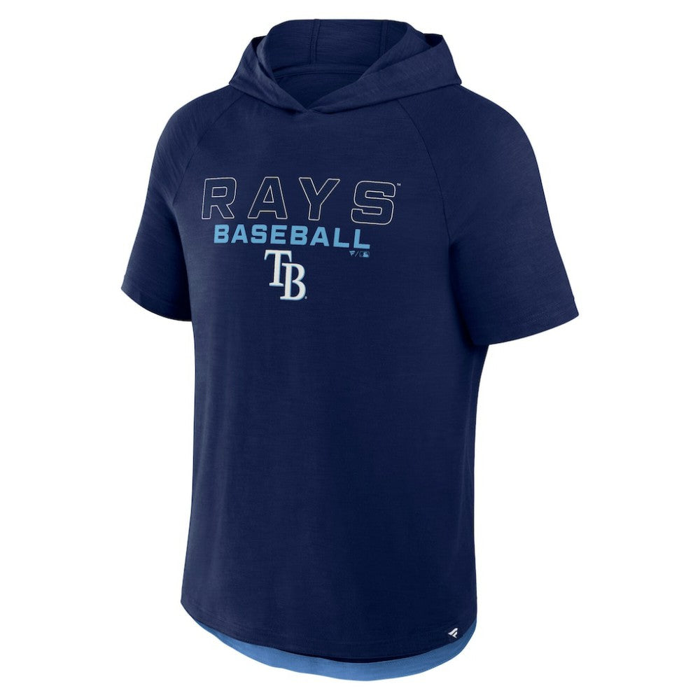 Tampa Bay Rays Fanatics Clubhouse Optimal Play Raglan Hoodie T-Shirt - Navy Hoodies
