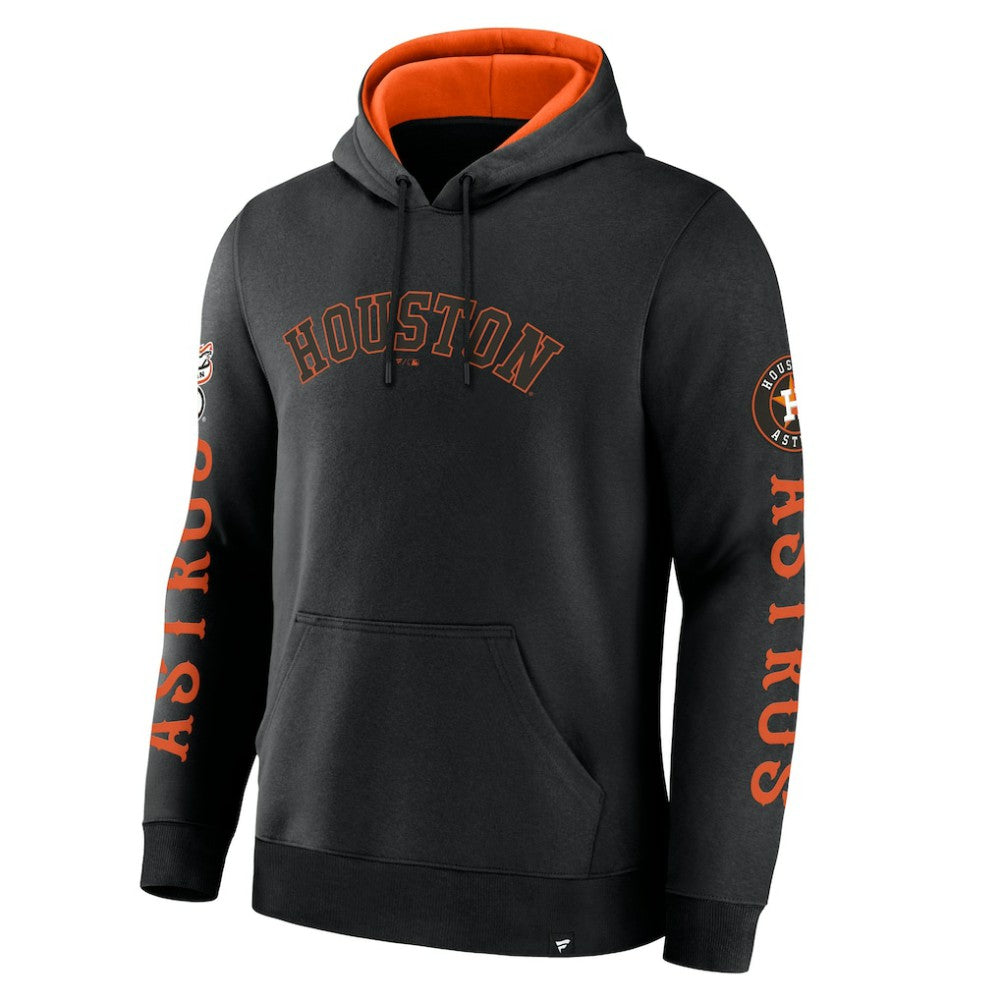 Houston Astros Fanatics Big City Legacy Fleece Pullover Hoodie - Black Hoodies