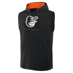 Baltimore Orioles Fanatics Fire Speed Sleeveless Pullover Hoodie - Black Hoodies