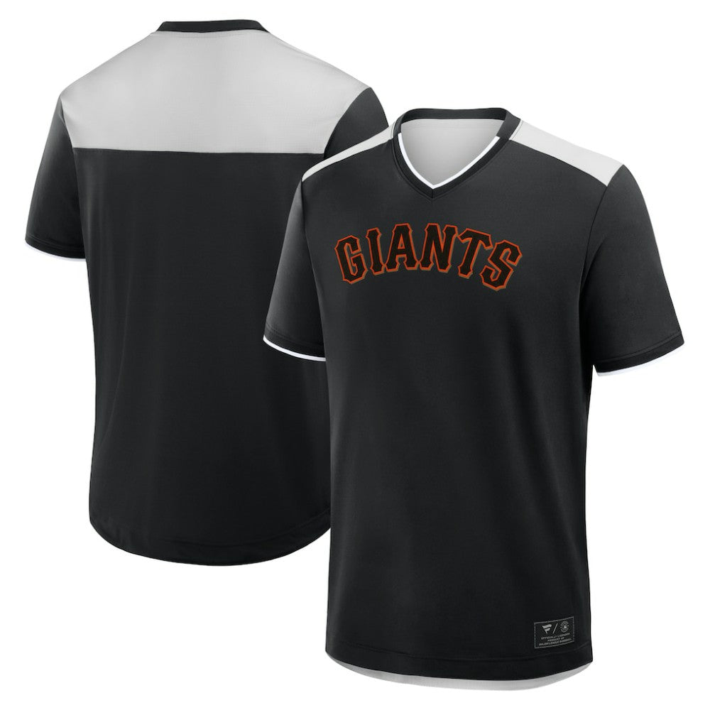 San Francisco Giants Fanatics Walk Off V-Neck T-Shirt - Black T-shirts