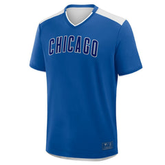 Chicago Cubs Fanatics Walk Off V-Neck T-Shirt - Royal T-shirts