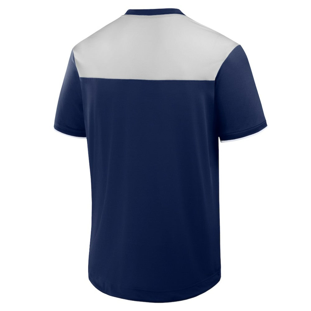 Detroit Tigers Fanatics Walk Off V-Neck T-Shirt - Navy T-shirts