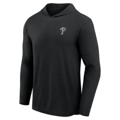 Philadelphia Phillies Fanatics Front Office Power Mono Long Sleeve Hoodie T-Shirt - Black Hoodies