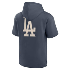 Los Angeles Dodgers Fanatics Elements Future Ground Lettering Short Sleeve Pullover Hoodie - Blue Hoodies