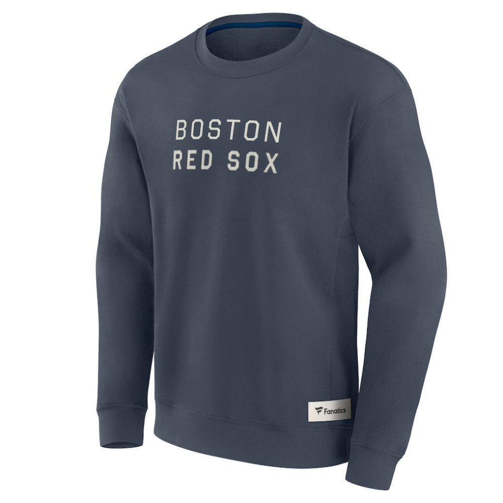 Boston Red Sox Fanatics Elements Future Ground Lettering Pullover Sweatshirt - Blue Pullover