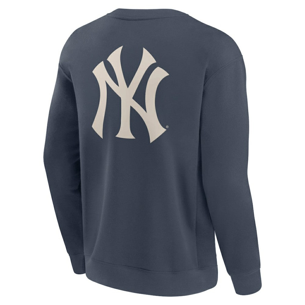 New York Yankees Fanatics Elements Future Ground Lettering Pullover Sweatshirt - Blue Pullover