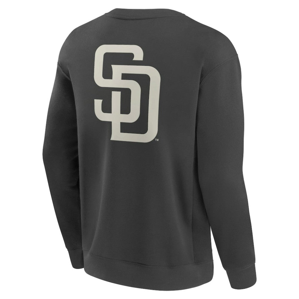 San Diego Padres Fanatics Elements Future Ground Lettering Pullover Sweatshirt - Charcoal Pullover