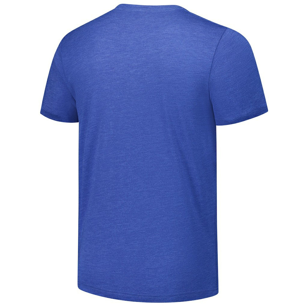 Lawrence Taylor New York Giants Homage Unisex NFL Blitz Retired Player Tri-Blend T-Shirt - Heathered Royal T-shirts