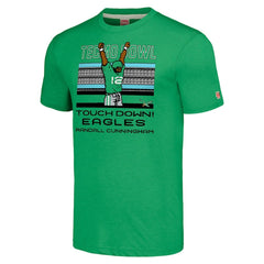 Randall Cunningham Philadelphia Eagles Homage Unisex Tecmo Bowl Retired Player Graphic Tri-Blend T-Shirt - Kelly Green T-shirts