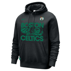 Boston Celtics Courtside Club Pullover Hoodie Black - Nike