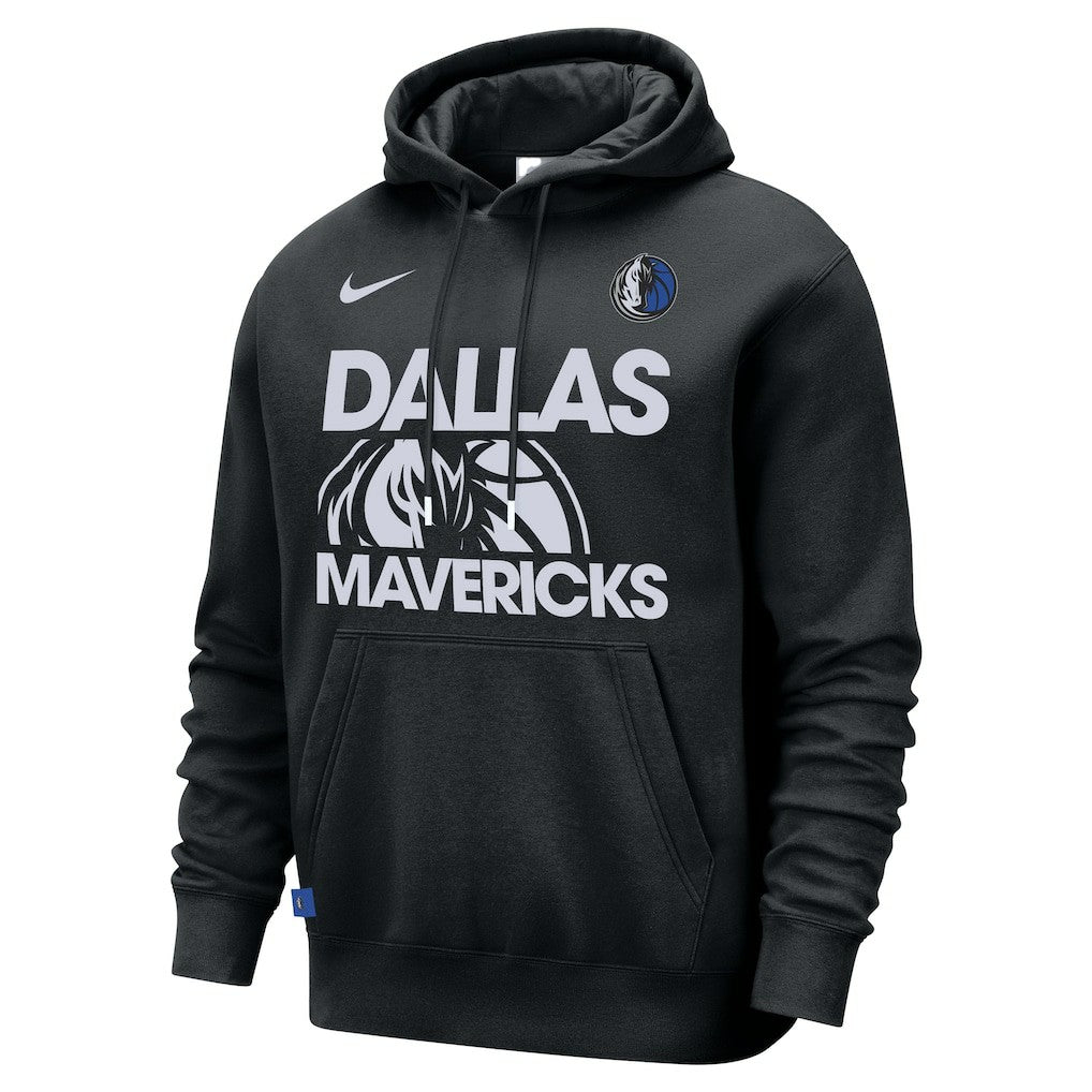 Dallas Mavericks Courtside Club Pullover Hoodie Black - Nike outlet