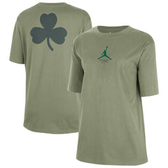 Boston Celtics Jordan Brand Women's Courtside Statement Edition Boyfriend T-Shirt Green outlet