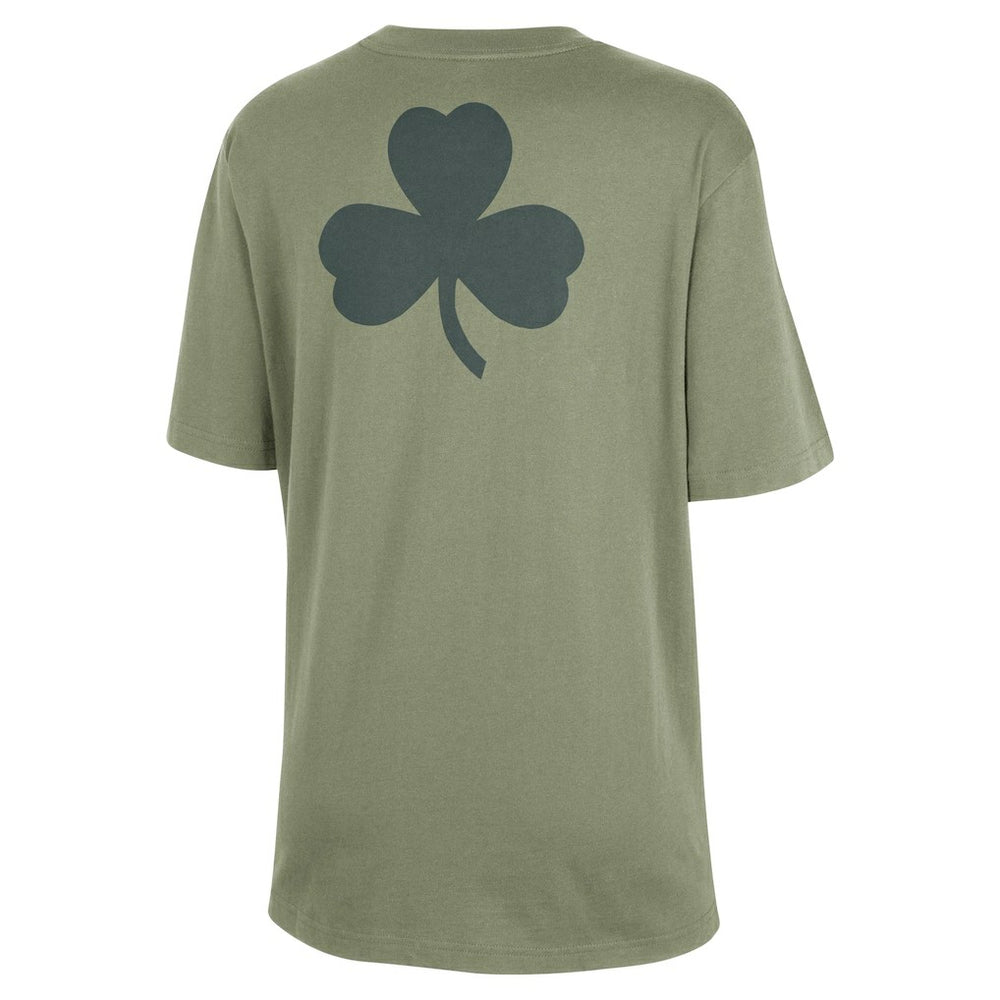 Boston Celtics Jordan Brand Women's Courtside Statement Edition Boyfriend T-Shirt Green outlet