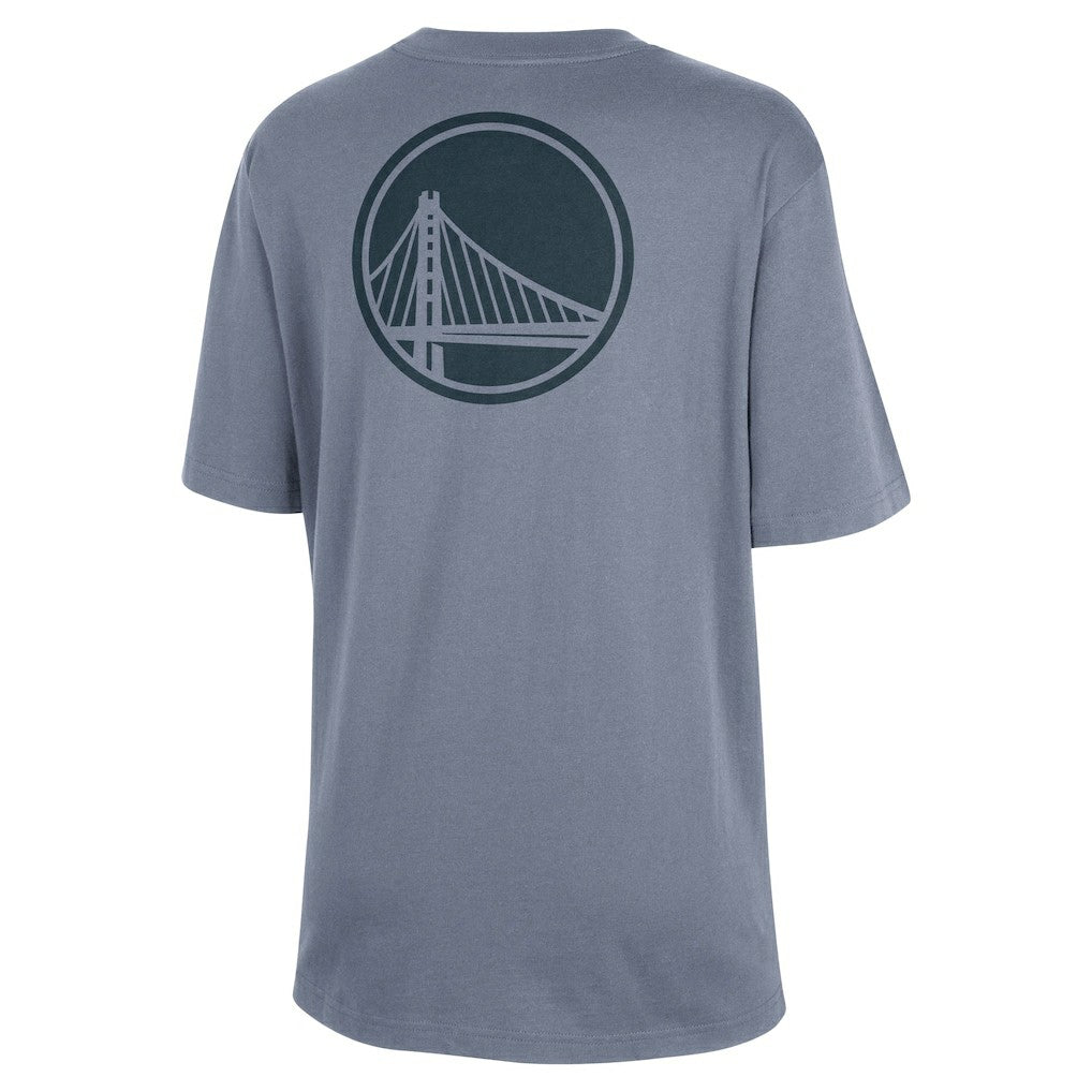 Golden State Warriors Jordan Brand Women's Courtside Statement Edition Boyfriend T-Shirt Ash