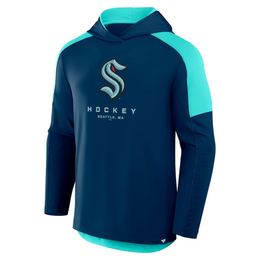 Seattle Kraken Fanatics Meta Game Transitional Pullover Hoodie - Deep Sea Blue | US 201742896