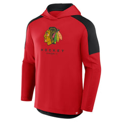 Chicago Blackhawks Fanatics Meta Game Transitional Pullover Hoodie - Red | US 201742897