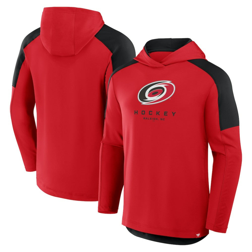 Carolina Hurricanes Fanatics Meta Game Transitional Pullover Hoodie - Red | US 201742898