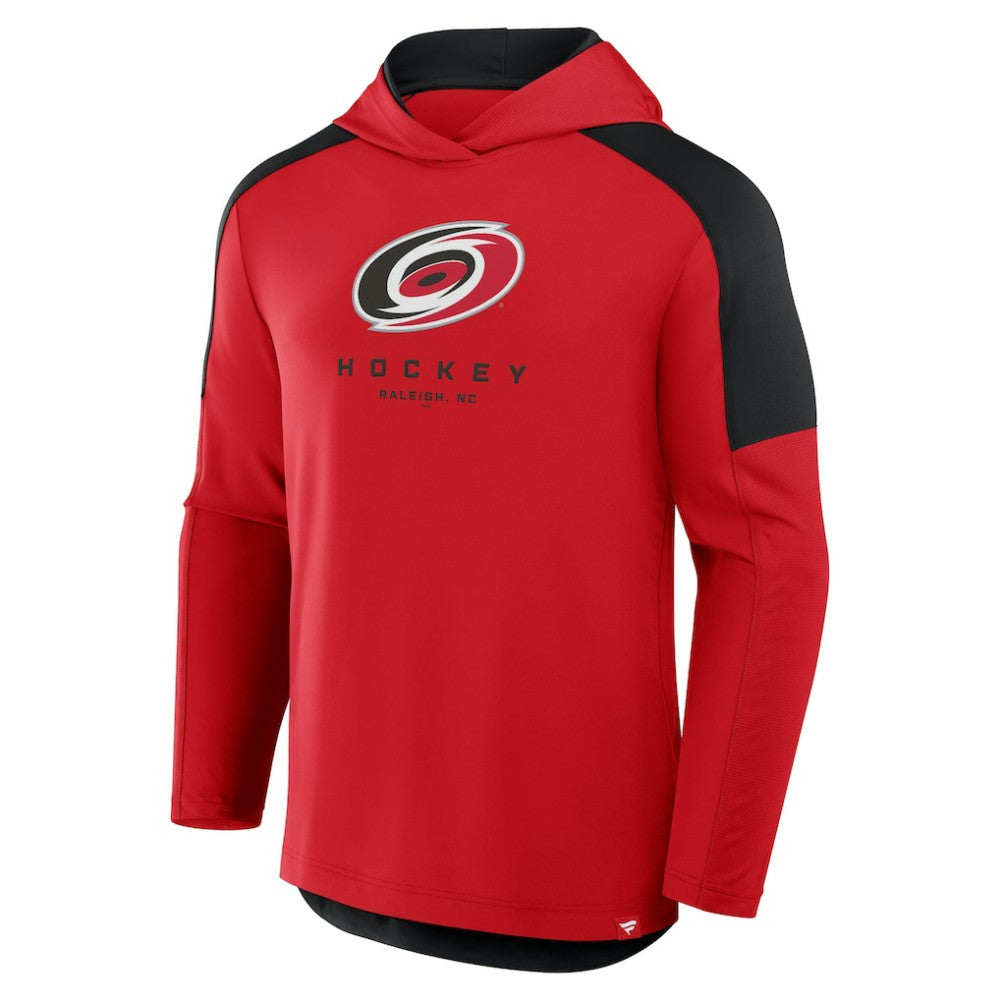 Carolina Hurricanes Fanatics Meta Game Transitional Pullover Hoodie - Red | US 201742898