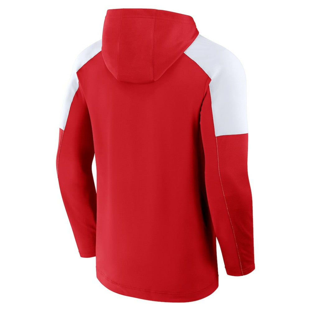 Detroit Red Wings Fanatics Meta Game Transitional Pullover Hoodie - Red | US 201742900