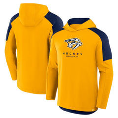 Nashville Predators Fanatics Meta Game Transitional Pullover Hoodie - Gold | US 201742904