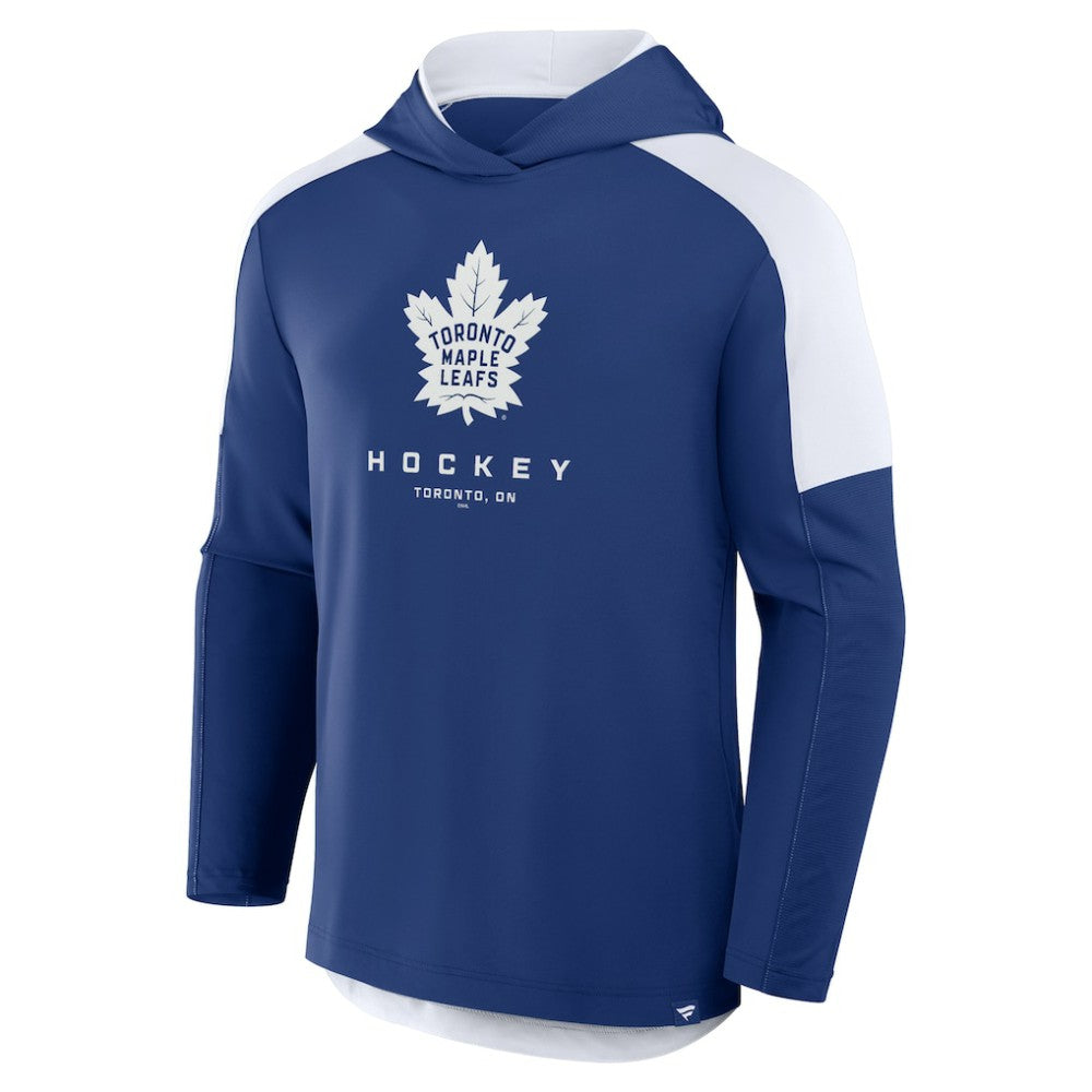 Toronto Maple Leafs Fanatics Meta Game Transitional Pullover Hoodie - Blue | US 201742908