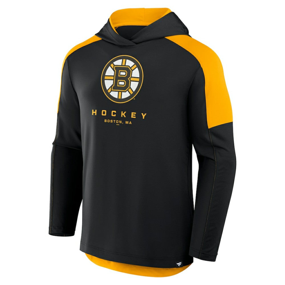 Boston Bruins Fanatics Meta Game Transitional Pullover Hoodie - Black | US 201742911