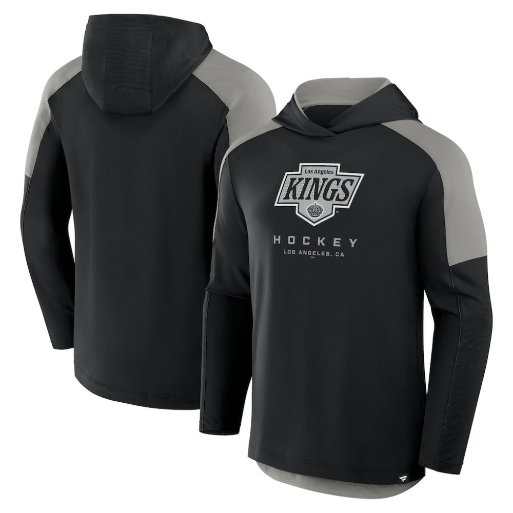 Los Angeles Kings Fanatics Meta Game Transitional Pullover Hoodie - Black | US 201742915