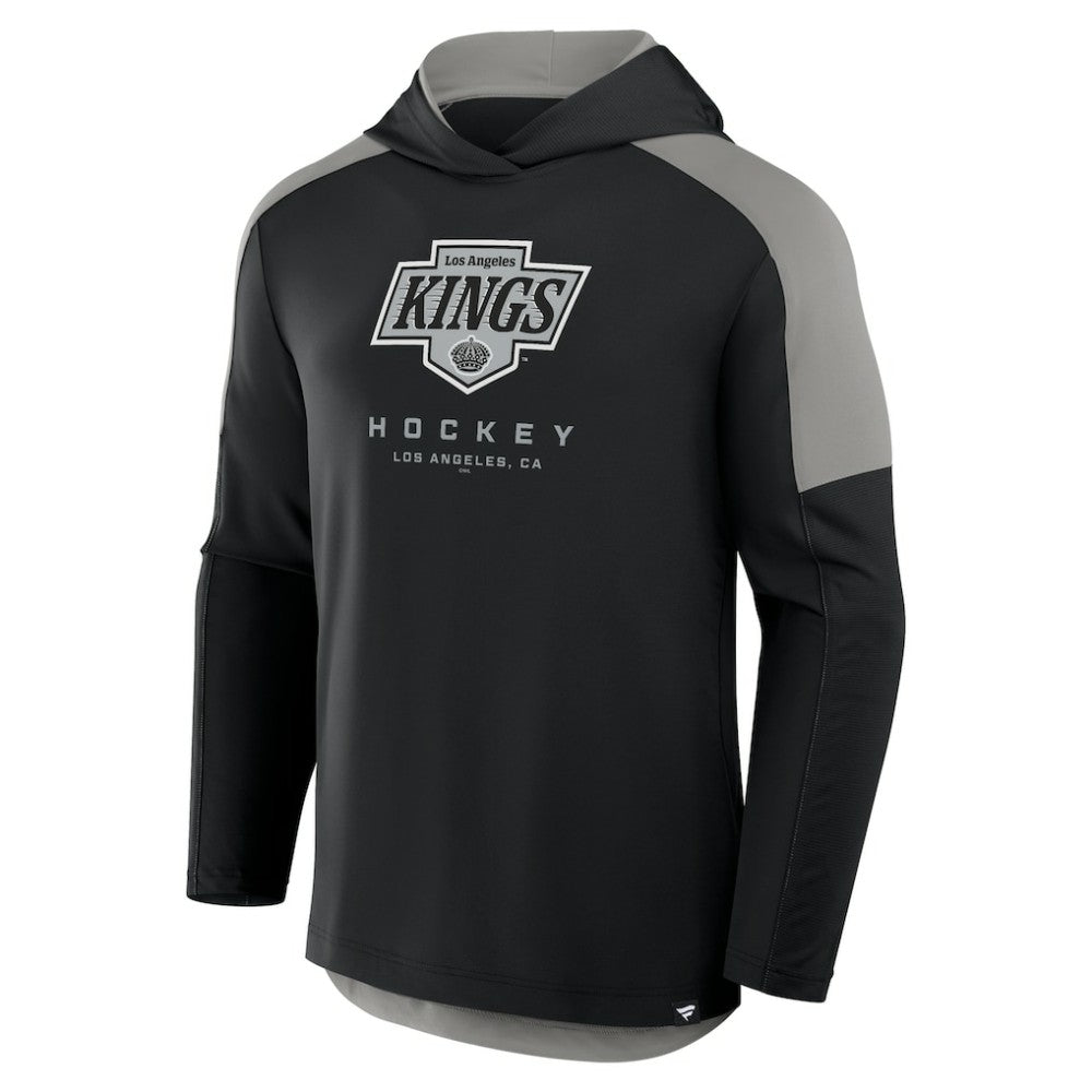 Los Angeles Kings Fanatics Meta Game Transitional Pullover Hoodie - Black | US 201742915