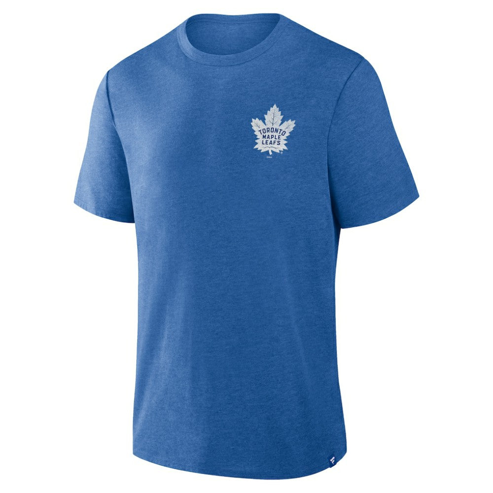 Toronto Maple Leafs Fanatics Fan Lanes Tri-Blend T-Shirt - Heather Blue | US 201742936