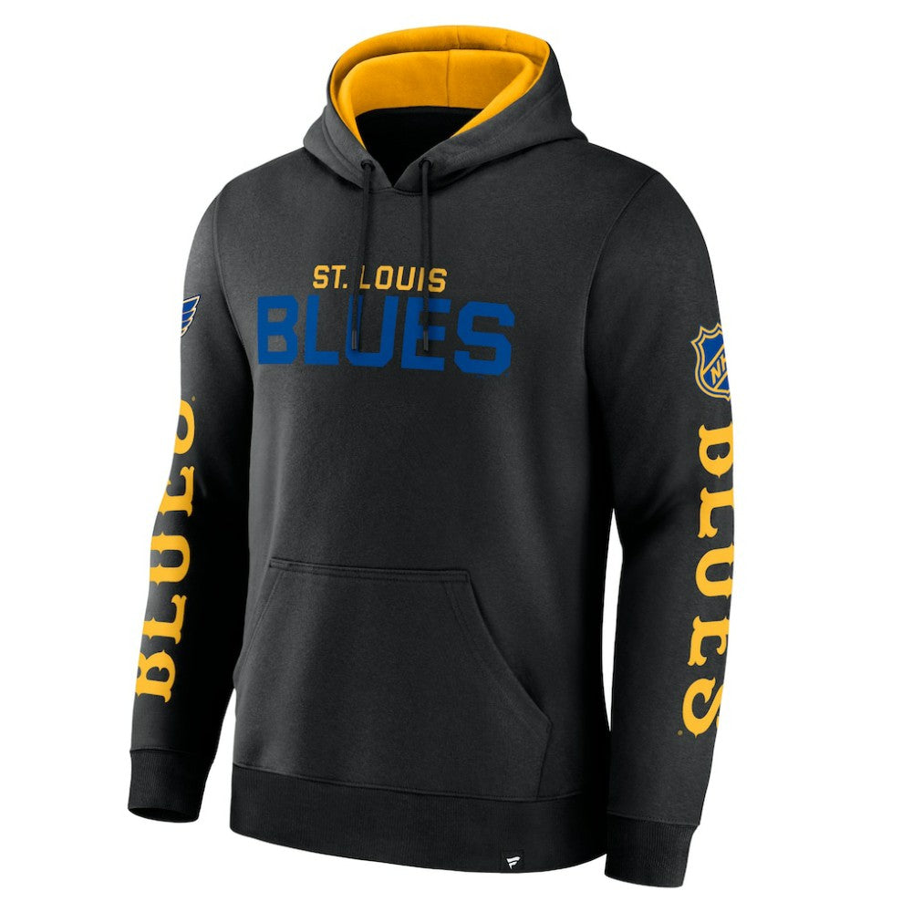 St. Louis Blues Fanatics Big City Legacy Fleece Pullover Hoodie - Black | US 201742960
