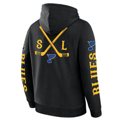 St. Louis Blues Fanatics Big City Legacy Fleece Pullover Hoodie - Black | US 201742960