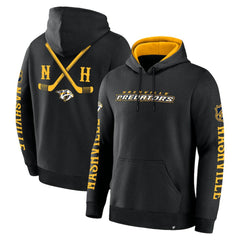Nashville Predators Fanatics Big City Legacy Fleece Pullover Hoodie - Black | US 201742962