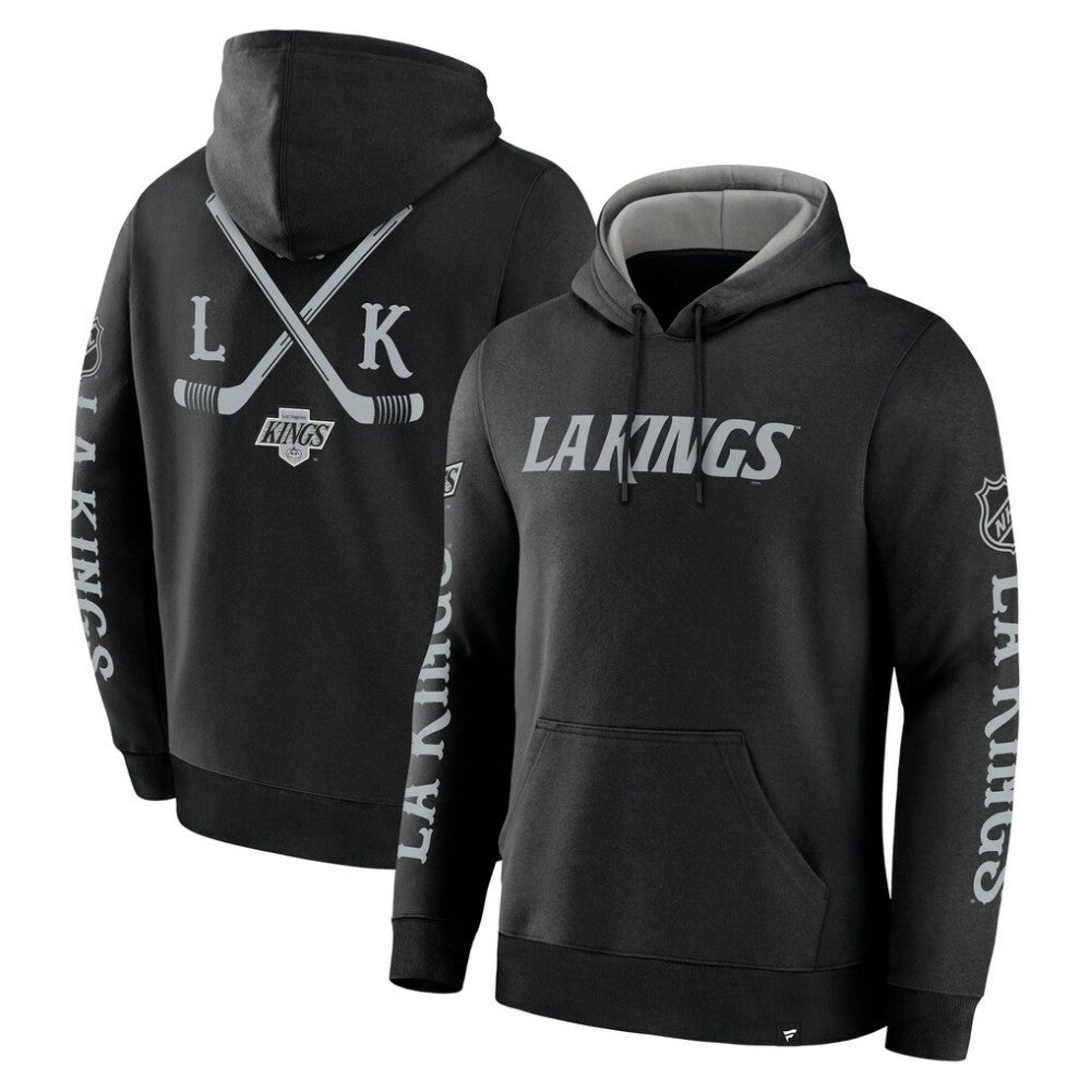 Los Angeles Kings Fanatics Big City Legacy Fleece Pullover Hoodie - Black | US 201742966