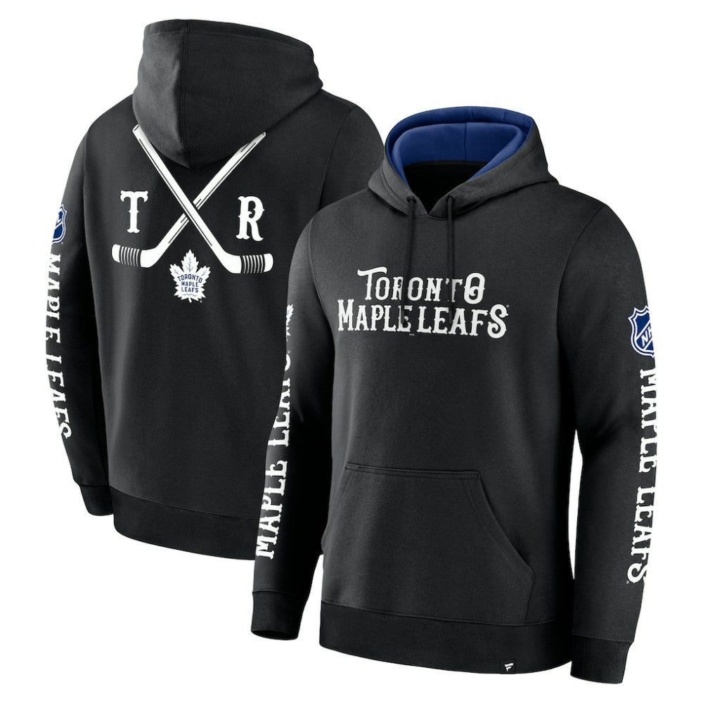 Toronto Maple Leafs Fanatics Big City Legacy Fleece Pullover Hoodie - Black | US 201742972