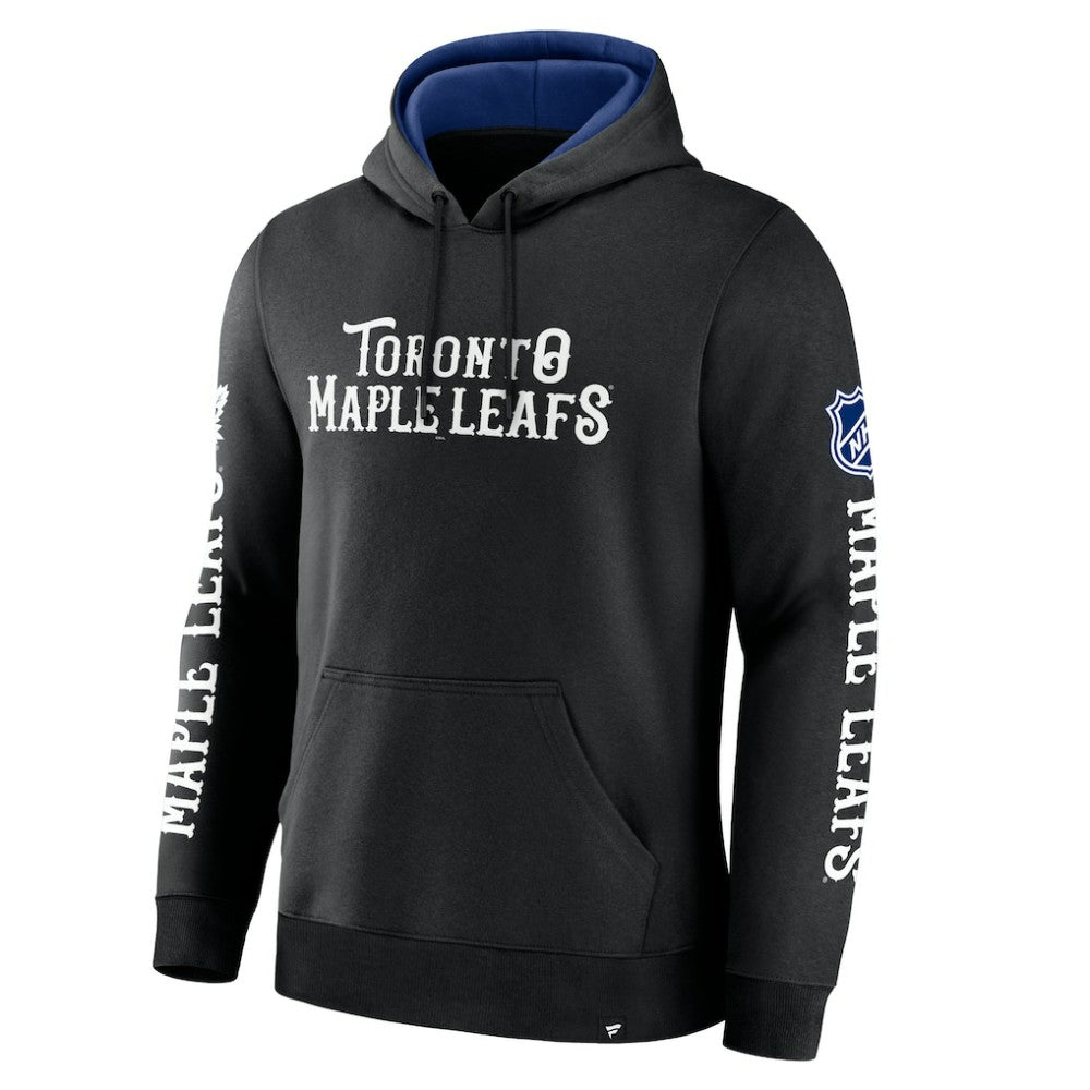 Toronto Maple Leafs Fanatics Big City Legacy Fleece Pullover Hoodie - Black | US 201742972