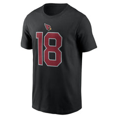 Marvin Harrison Jr. Arizona Cardinals Player Name & Number T-Shirt - Black T-shirts