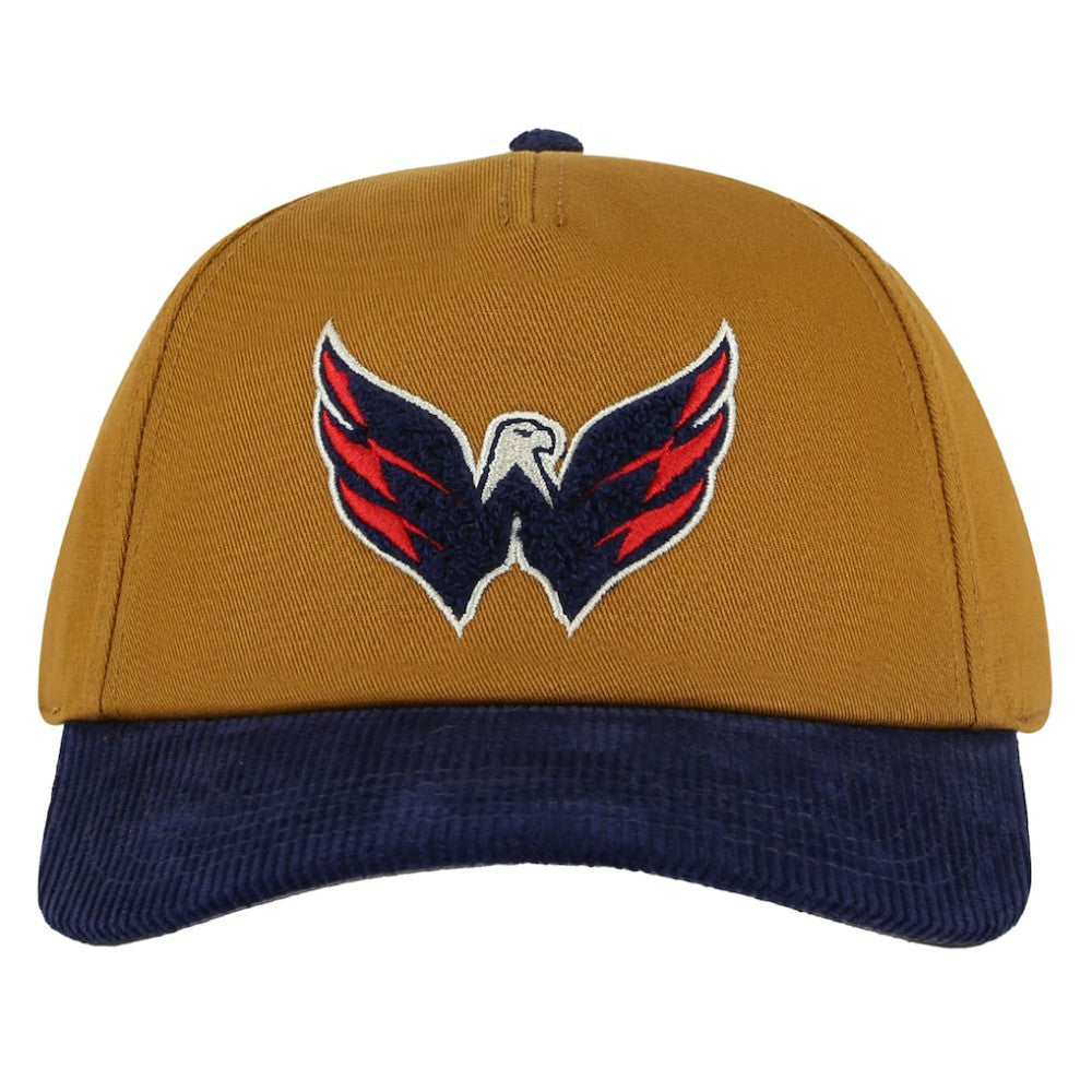Washington Capitals American Needle Burnett Adjustable Hat - Tan/Navy | US 201747068