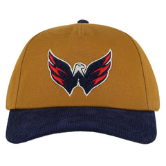 Washington Capitals American Needle Burnett Adjustable Hat - Tan/Navy | US 201747068