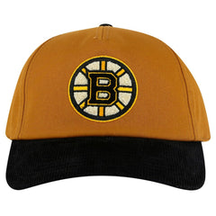 Boston Bruins American Needle Burnett Adjustable Hat - Tan/Black | US 201747070