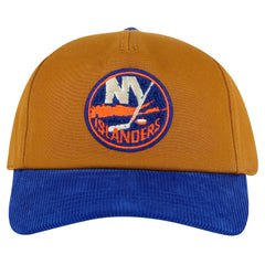 New York Islanders American Needle Burnett Adjustable Hat - Tan/Royal | US 201747076