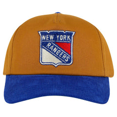 New York Rangers American Needle Burnett Adjustable Hat - Tan/Blue | US 201747077